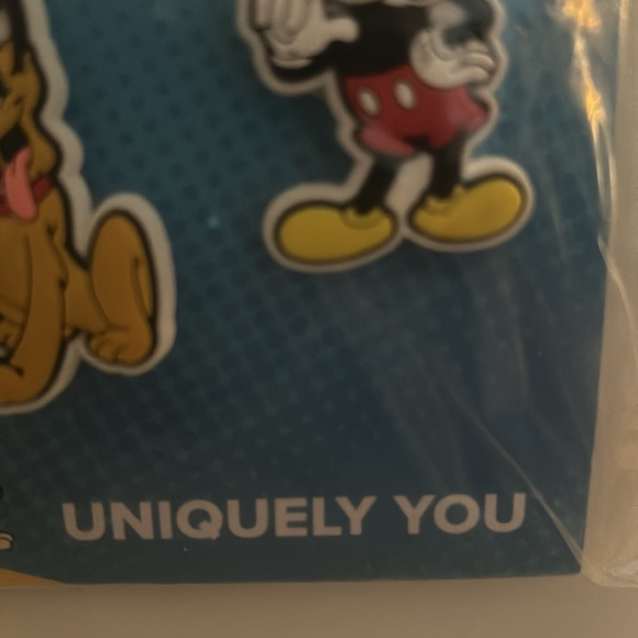 5 Disney & Friends Crocks Charms - Micky Minnie Donald Goofy & Pluto New! $30 - Picture 8 of 12
